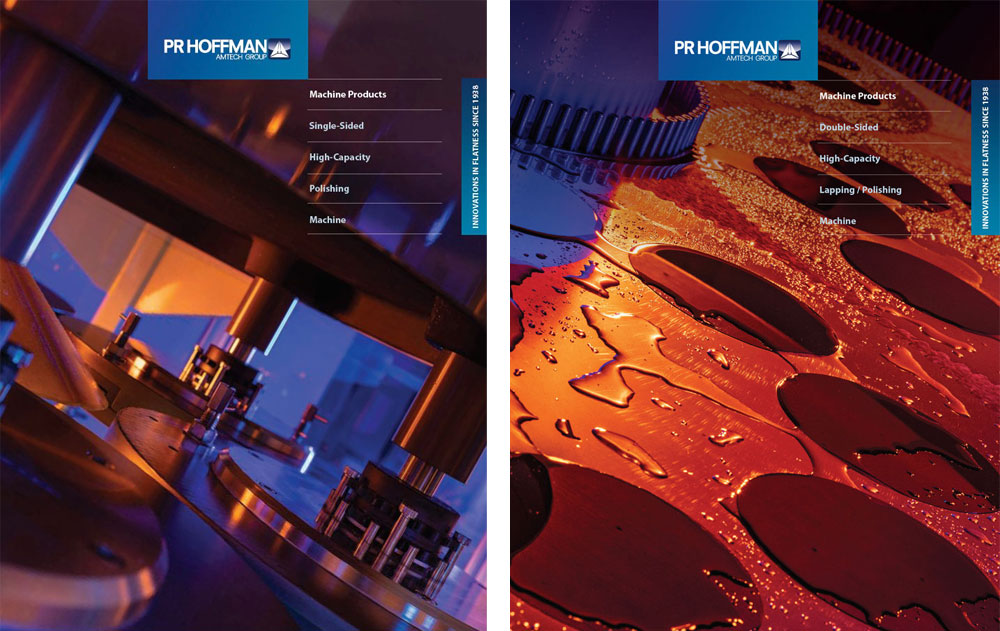 PR Hoffman's Brochures. Great photography of innovative machines. 