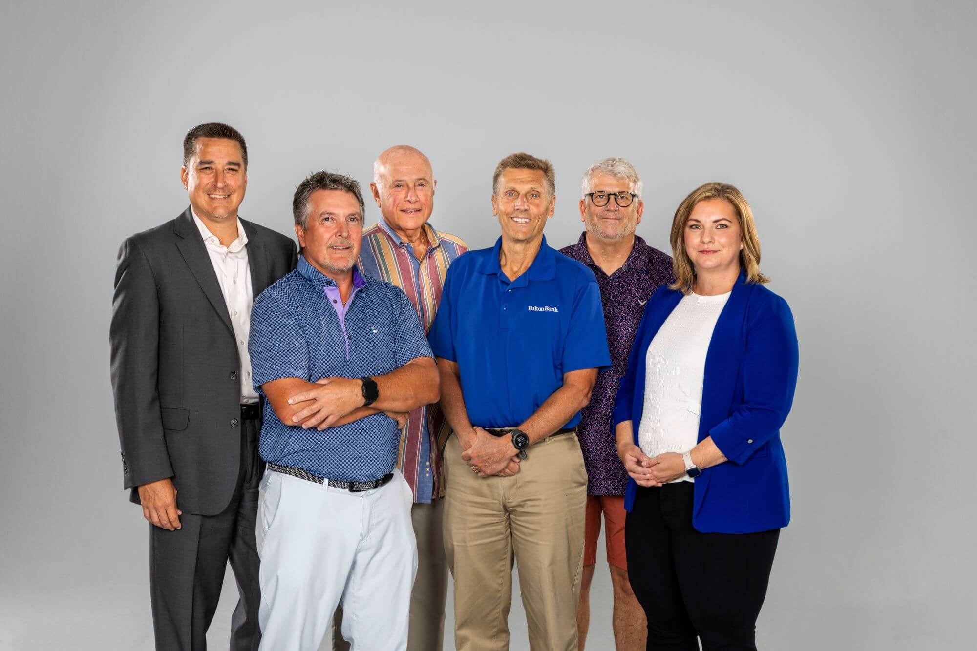 A group shot of 6 people for United Way.